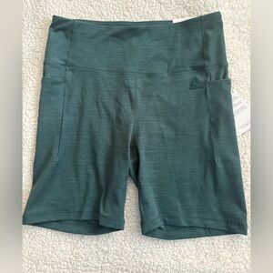 Reebok Women's Dark Green Bike Shorts
